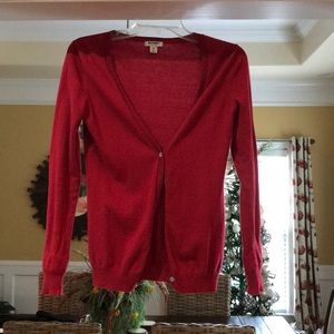 Old Navy Cardinal Red Light Cardigan Size XS
